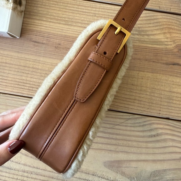 Saint Laurent Le fermoir hobo leather handbag - Picture 7 of 8